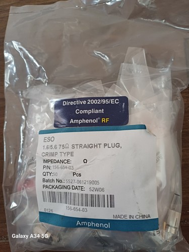 Bnc 75 ohm straight - ohm,