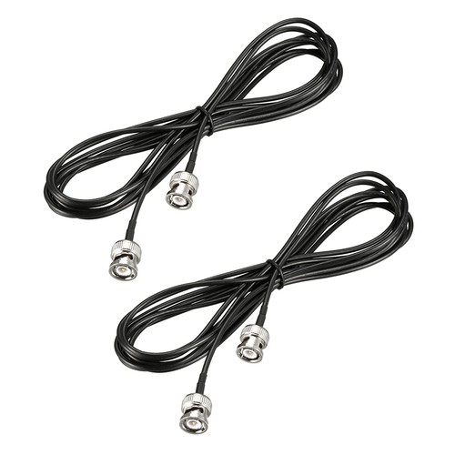 2pcs bnc male - male,