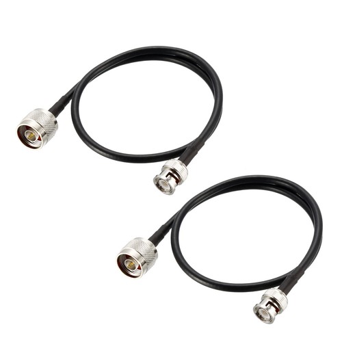 2pcs male bnc - male, coax